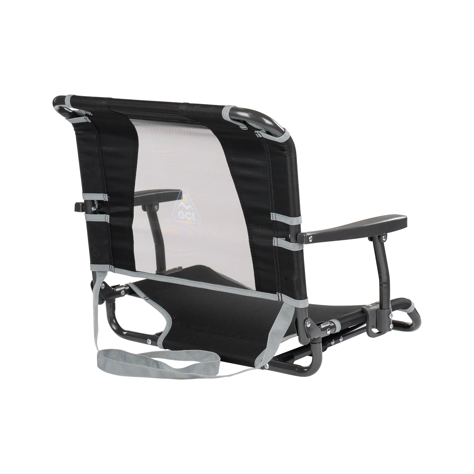Ultra-Lightweight Big Comfort Stadium Chair with Armrests - Choice 465 - Ergonomic Portable Stadium Seat for Sports Events Detail