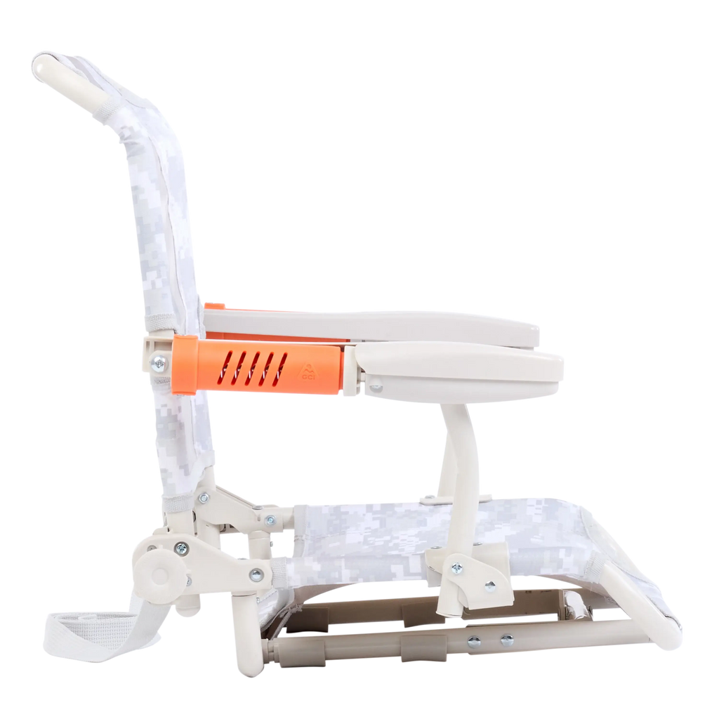 Heavy-Duty Freestyle Stadium Rock-Cliner - Choice 540 - Patented Spring-Action Rocking Chair for Camping Detail