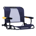 Heavy-Duty Freestyle Stadium Rock-Cliner - Choice 540 - Patented Spring-Action Rocking Chair for Camping - Rich Blue
