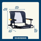 Heavy-Duty Freestyle Stadium Rock-Cliner - Choice 540 - Patented Spring-Action Rocking Chair for Camping Detail