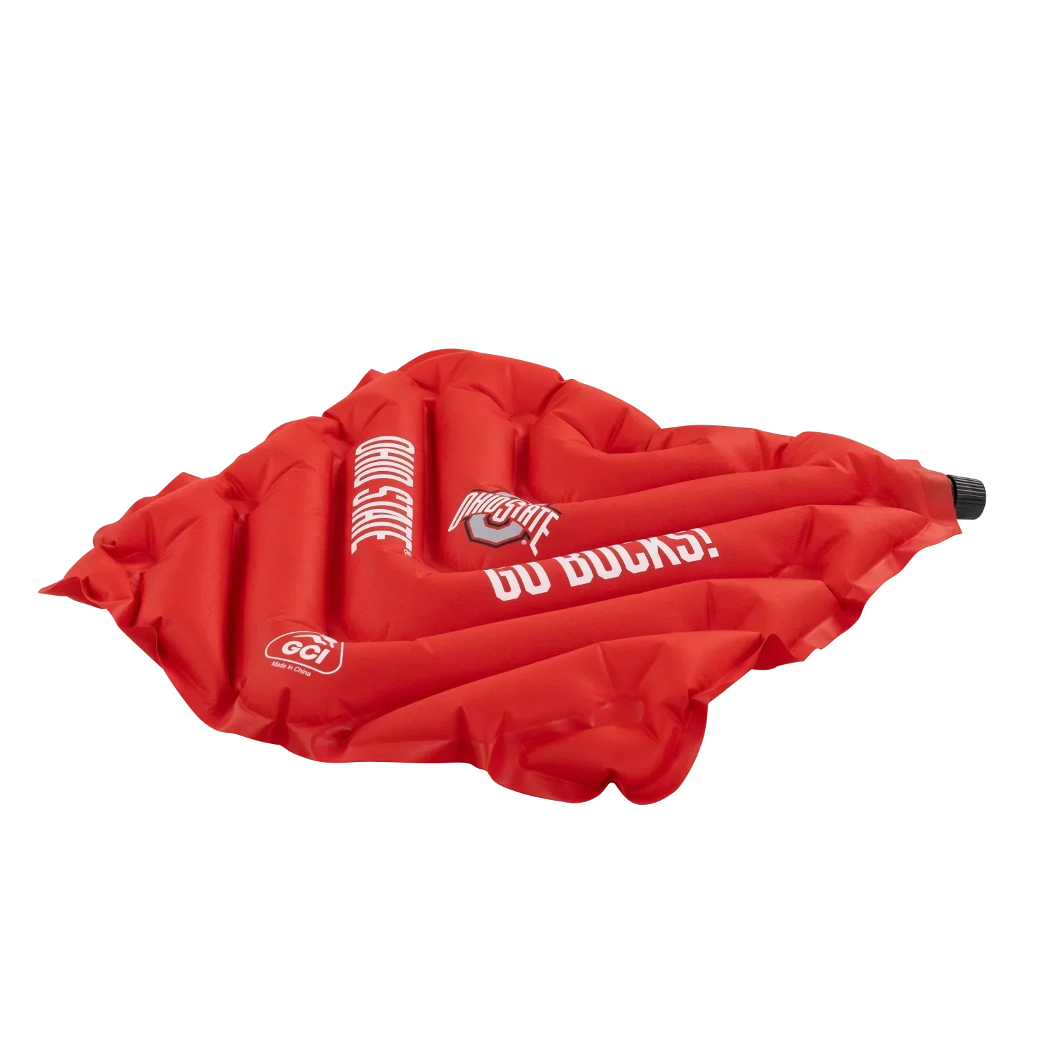 Ergonomic Back-Support College V Seat Inflatable Stadium Cushion - Ohio State Buckeyes - Choice 778 - Bleacher-Friendly Stadium Chair with Back Support Detail