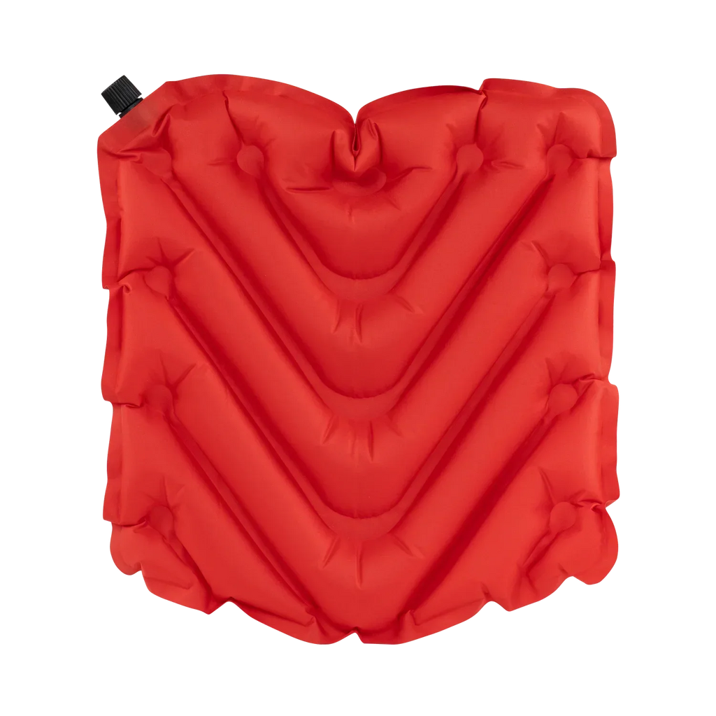 Ergonomic Back-Support College V Seat Inflatable Stadium Cushion - Ohio State Buckeyes - Choice 778 - Bleacher-Friendly Stadium Chair with Back Support Detail