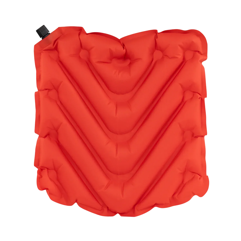 Secure-Hook College V Seat Inflatable Stadium Cushion - Nebraska Cornhuskers - Choice 277 - Lightweight Folding Bleacher Chair with Cushioning Detail