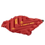 Secure-Hook College V Seat Inflatable Stadium Cushion - USC Trojans - Choice 523 - Grandstand Cushion Seat with Secure Under-Bench Hooks Detail