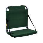 Secure-Hook BleacherBack - Choice 696 - Lightweight Folding Bleacher Chair with Cushioning - Hunter