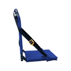 Secure-Hook BleacherBack - Choice 696 - Lightweight Folding Bleacher Chair with Cushioning Detail
