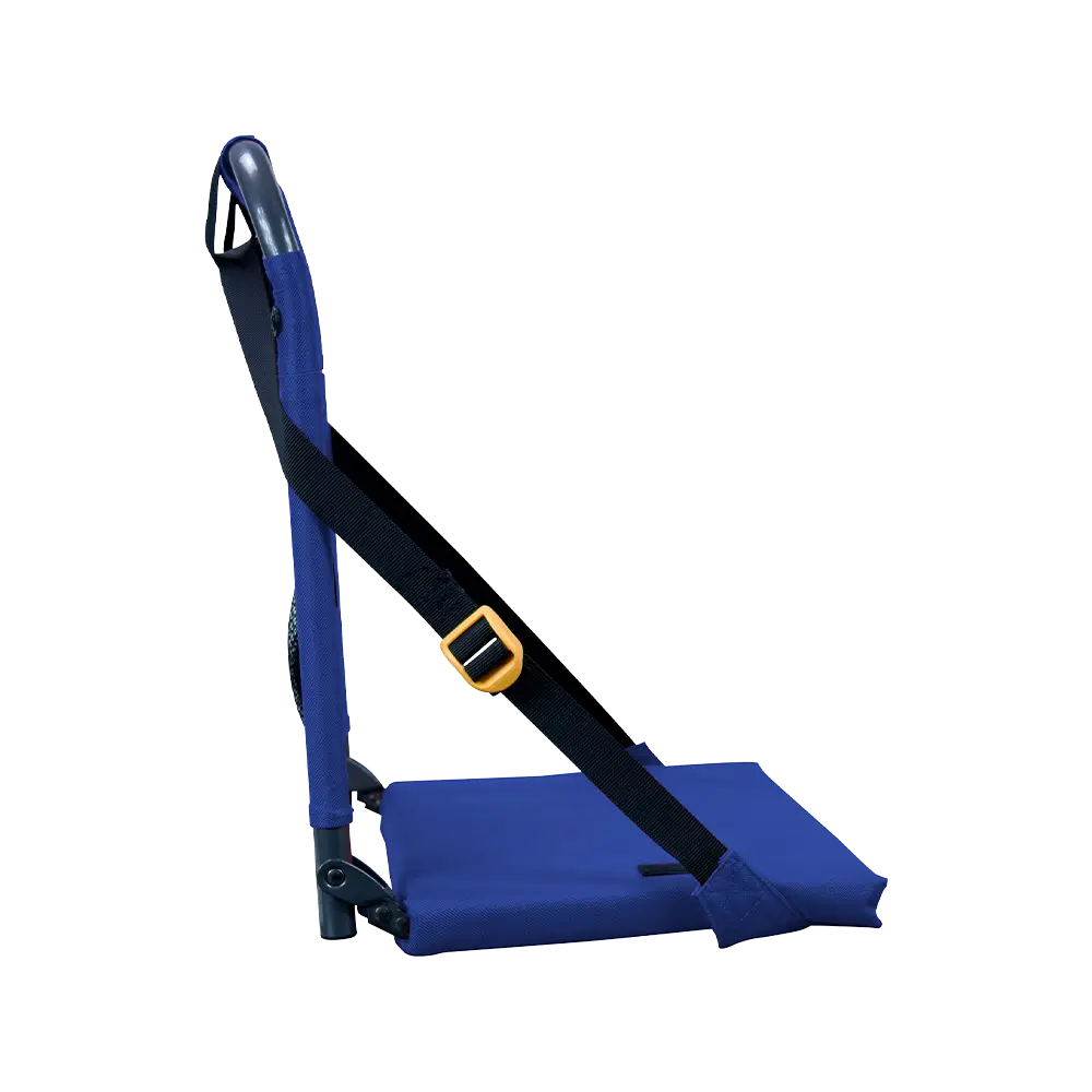 Secure-Hook BleacherBack - Choice 696 - Lightweight Folding Bleacher Chair with Cushioning Detail