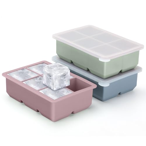 Classic Excnorm Silicone Ice Cube Trays 3 Pack