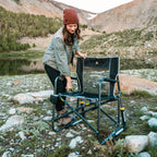 Patented Spring-Action Freestyle Rocker - Choice 711 - RoadTrip Rocker Smooth Motion Camp Chair Detail