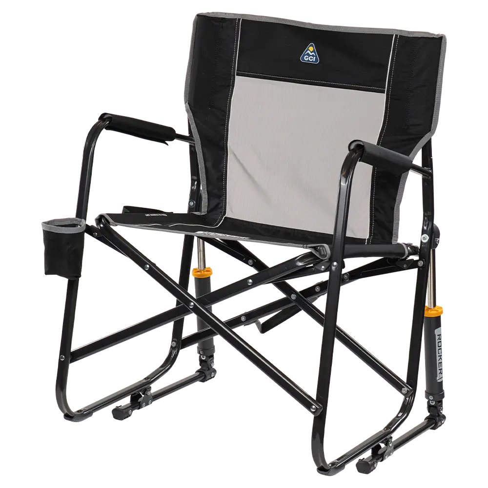 Patented Spring-Action Freestyle Rocker - Choice 711 - RoadTrip Rocker Smooth Motion Camp Chair Detail