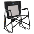 Patented Spring-Action Freestyle Rocker - Choice 711 - RoadTrip Rocker Smooth Motion Camp Chair - Black