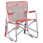 Patented Spring-Action Freestyle Rocker - Choice 711 - RoadTrip Rocker Smooth Motion Camp Chair - Pink Sundress