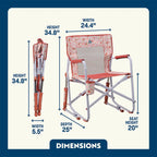 Patented Spring-Action Freestyle Rocker - Choice 711 - RoadTrip Rocker Smooth Motion Camp Chair Detail