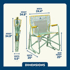 Patented Spring-Action Freestyle Rocker - Choice 711 - RoadTrip Rocker Smooth Motion Camp Chair Detail