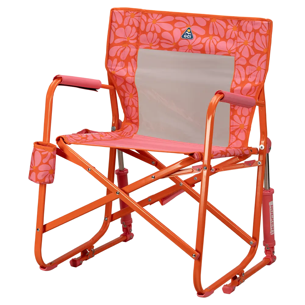 Patented Spring-Action Freestyle Rocker - Choice 711 - RoadTrip Rocker Smooth Motion Camp Chair Detail