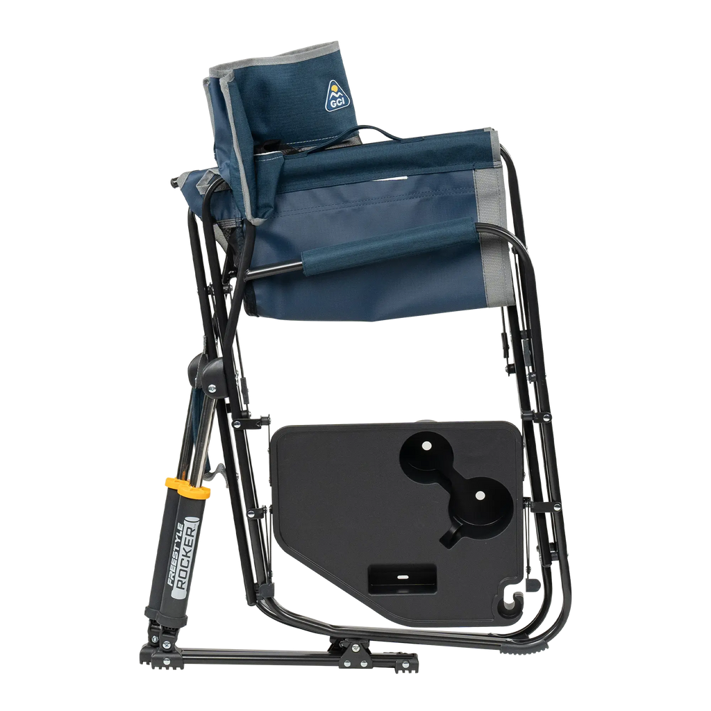 Smooth Motion Freestyle Rocker with Side Table - Choice 853 - RoadTrip Rocker Smooth Motion Camp Chair Detail