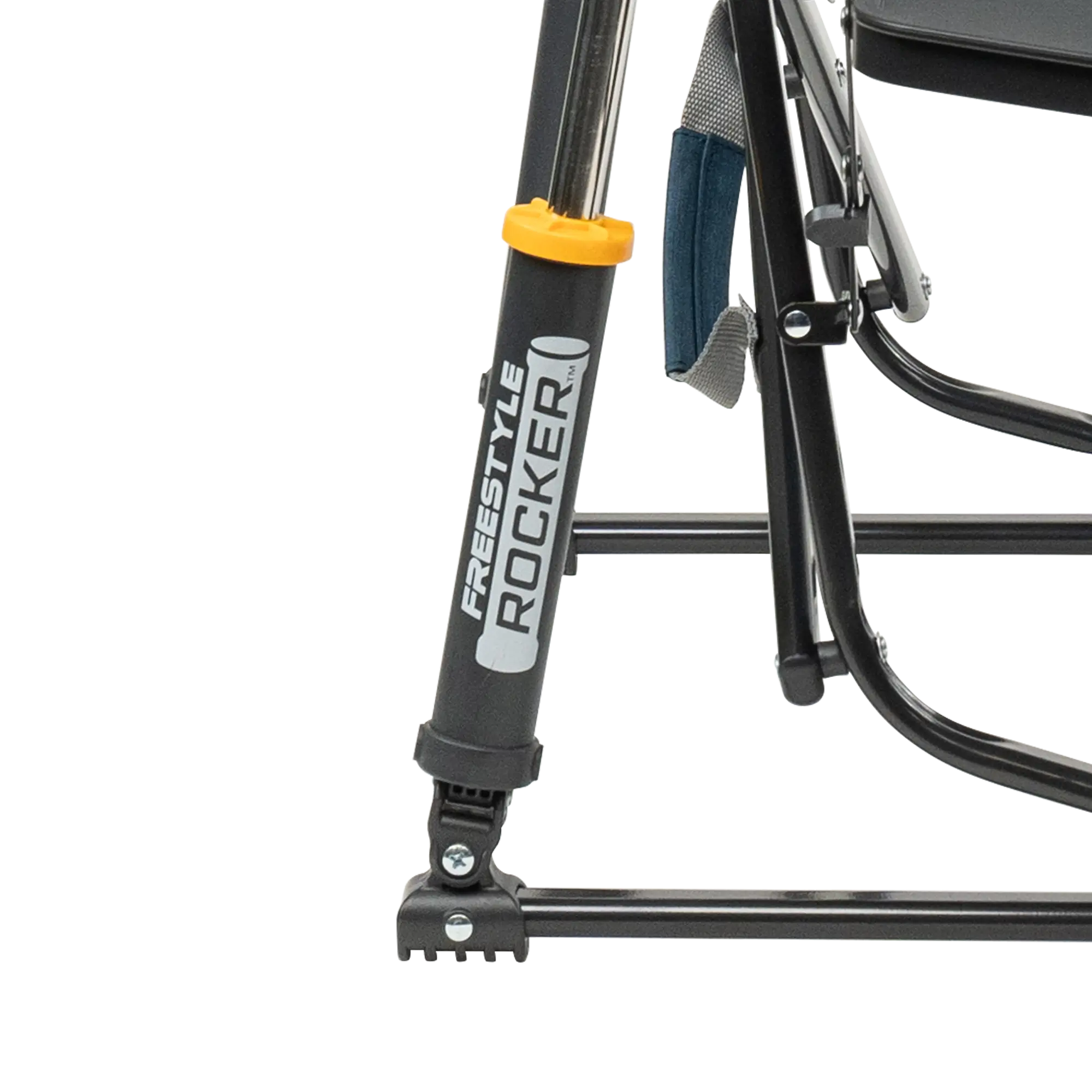 Smooth Motion Freestyle Rocker with Side Table - Choice 853 - RoadTrip Rocker Smooth Motion Camp Chair Detail
