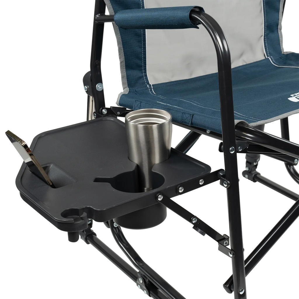 Smooth Motion Freestyle Rocker with Side Table - Choice 853 - RoadTrip Rocker Smooth Motion Camp Chair Detail