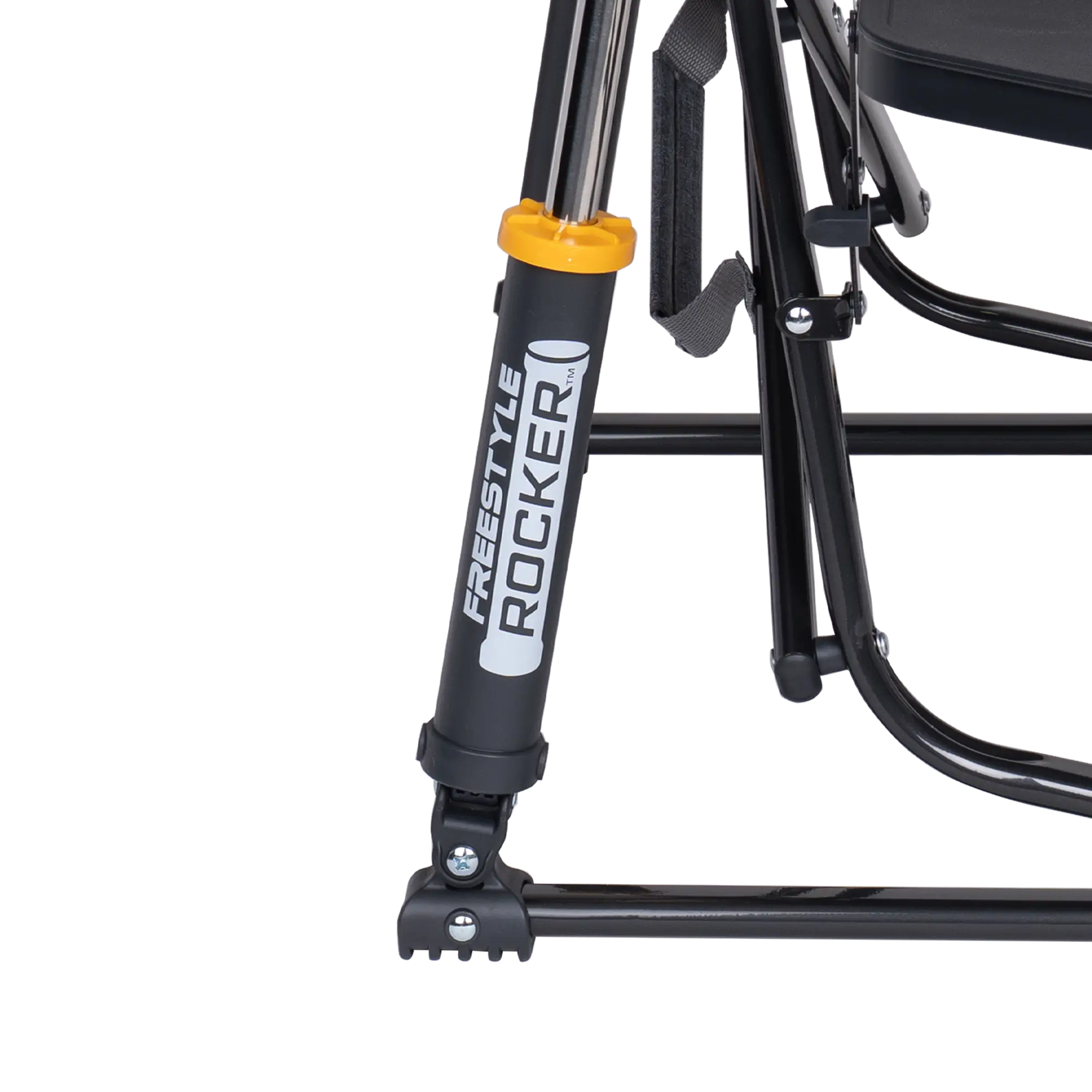 Smooth Motion Freestyle Rocker with Side Table - Choice 853 - RoadTrip Rocker Smooth Motion Camp Chair Detail