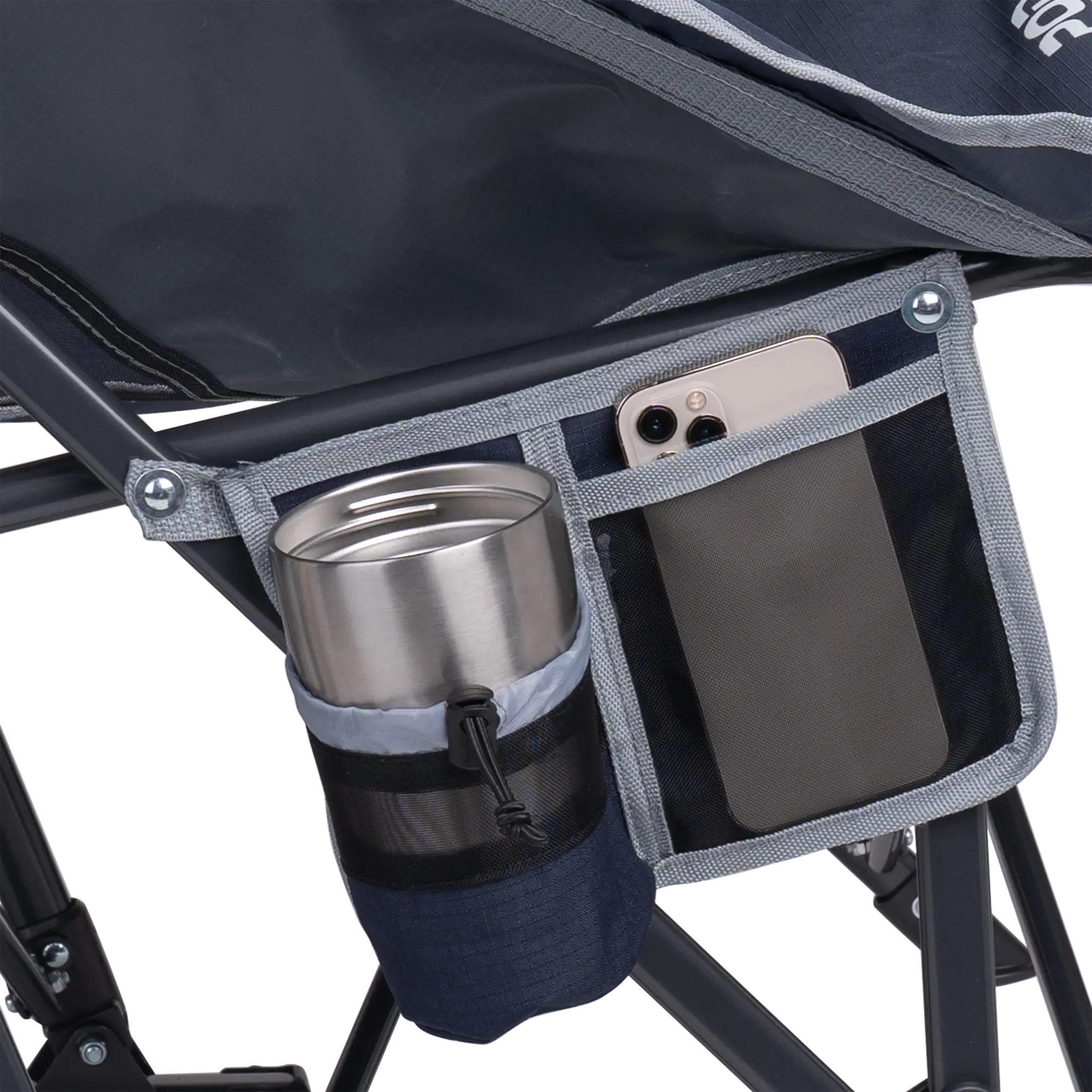 Premium All-Weather Pod Rocker - Choice 933 - Freestyle Rocker Portable Outdoor Folding Chair Detail
