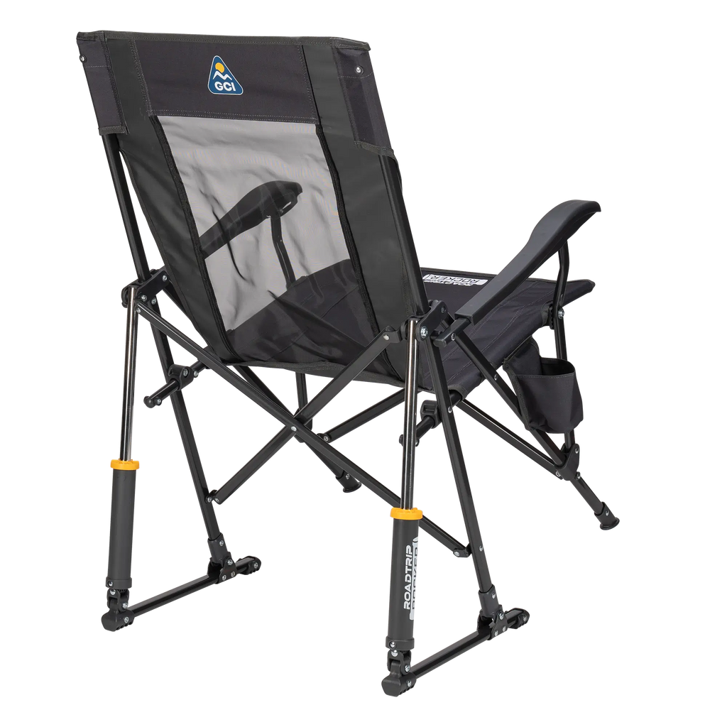 Heavy-Duty Freestyle RoadTrip Rocker - Choice 855 - Heavy-Duty Kickback Rocker with Beverage Holder Detail