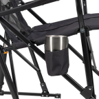 Heavy-Duty Freestyle RoadTrip Rocker - Choice 855 - Heavy-Duty Kickback Rocker with Beverage Holder Detail