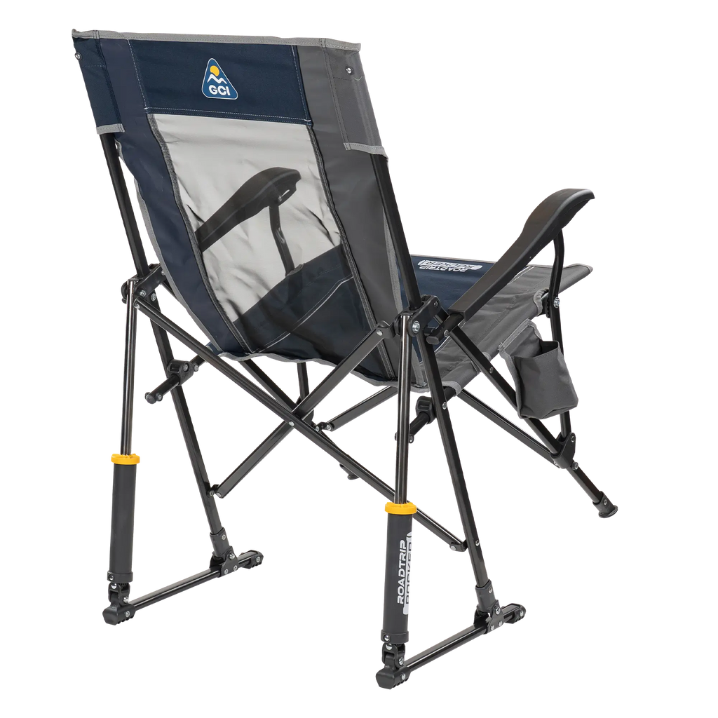Heavy-Duty Freestyle RoadTrip Rocker - Choice 855 - Heavy-Duty Kickback Rocker with Beverage Holder Detail
