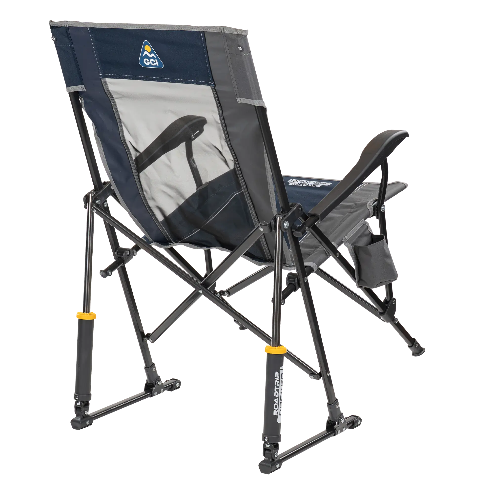 Heavy-Duty Freestyle RoadTrip Rocker - Choice 855 - Heavy-Duty Kickback Rocker with Beverage Holder Detail