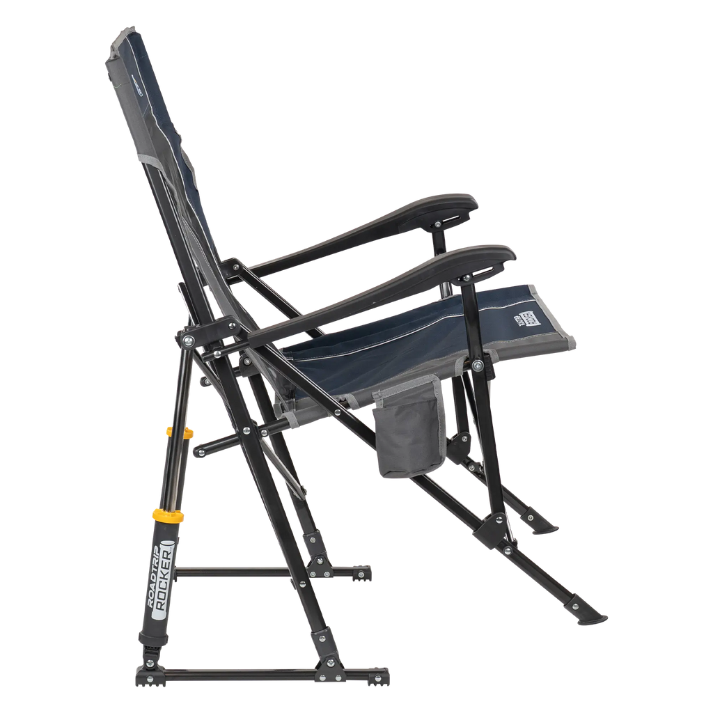 Heavy-Duty Freestyle RoadTrip Rocker - Choice 855 - Heavy-Duty Kickback Rocker with Beverage Holder Detail