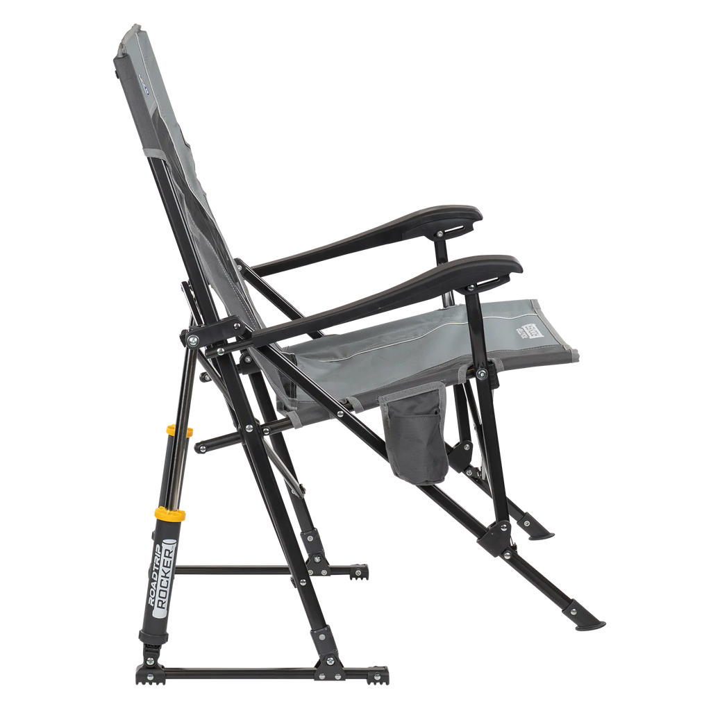 Heavy-Duty Freestyle RoadTrip Rocker - Choice 855 - Heavy-Duty Kickback Rocker with Beverage Holder Detail