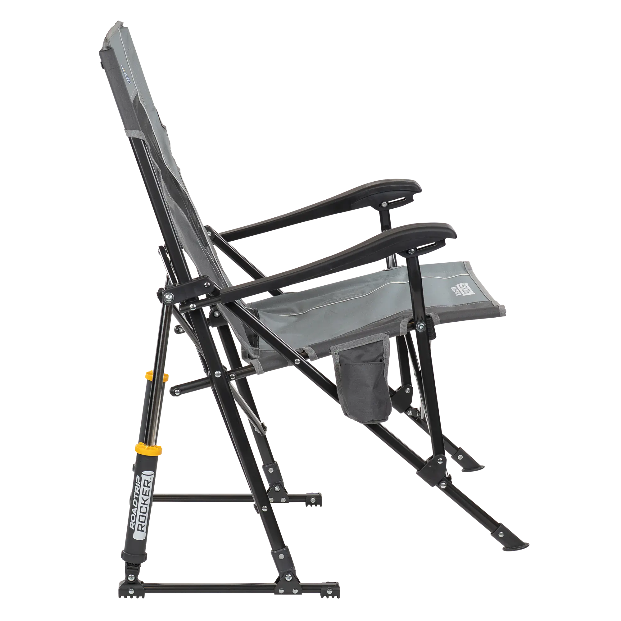 Heavy-Duty Freestyle RoadTrip Rocker - Choice 855 - Heavy-Duty Kickback Rocker with Beverage Holder Detail