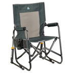 Luxury Camp Stowaway Rocker - Choice 794 - Freestyle Rocker Portable Outdoor Folding Chair - Hunter Topo