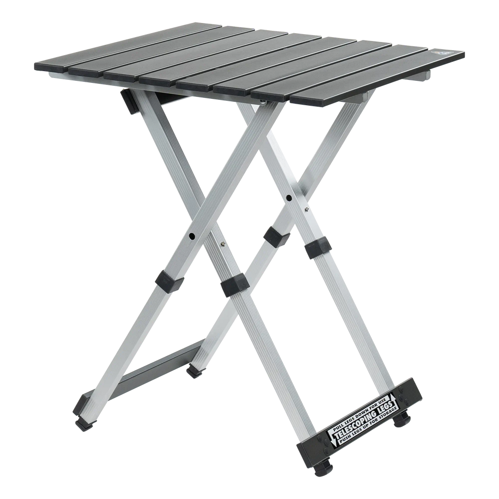 Heavy-Duty Grilling Compact Camp Table 20 - Choice 513 - Multi-Functional Heavy-Duty Grilling Table Counter - Black Chrome