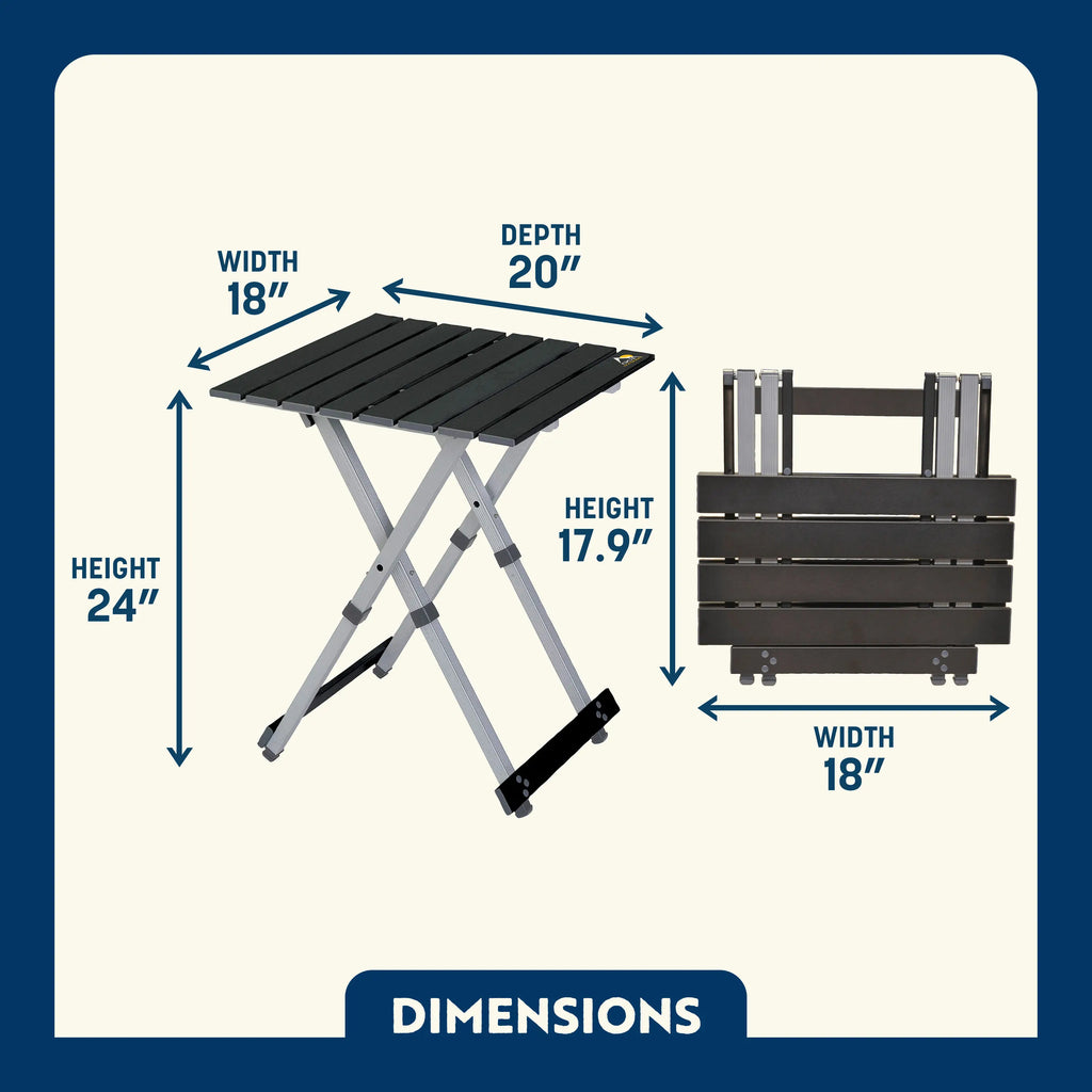 Heavy-Duty Grilling Compact Camp Table 20 - Choice 513 - Multi-Functional Heavy-Duty Grilling Table Counter Detail