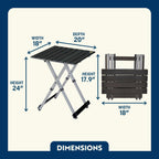 Heavy-Duty Grilling Compact Camp Table 20 - Choice 513 - Multi-Functional Heavy-Duty Grilling Table Counter Detail