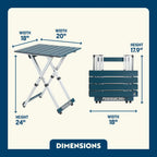 Heavy-Duty Grilling Compact Camp Table 20 - Choice 513 - Multi-Functional Heavy-Duty Grilling Table Counter Detail