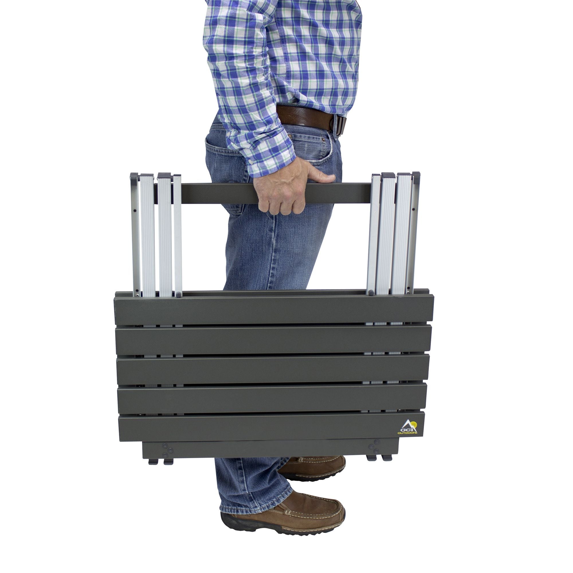Portable Staging Compact Camp Table 25 - Choice 214 - Multi-Functional Heavy-Duty Grilling Table Counter Detail