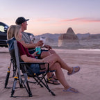 Patented Spring-Action Kickback Rocker - Choice 345 - Patented Spring-Action Rocking Chair for Camping Detail