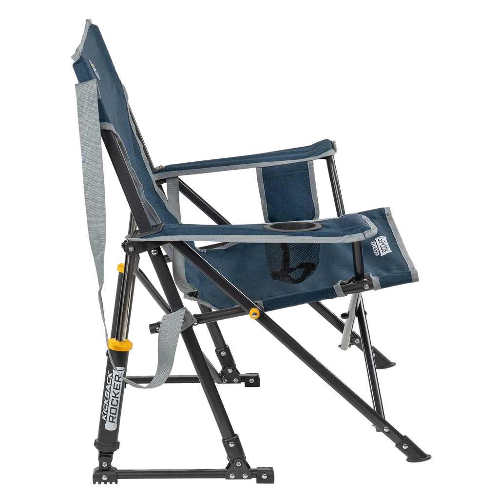Patented Spring-Action Kickback Rocker - Choice 345 - Patented Spring-Action Rocking Chair for Camping Detail