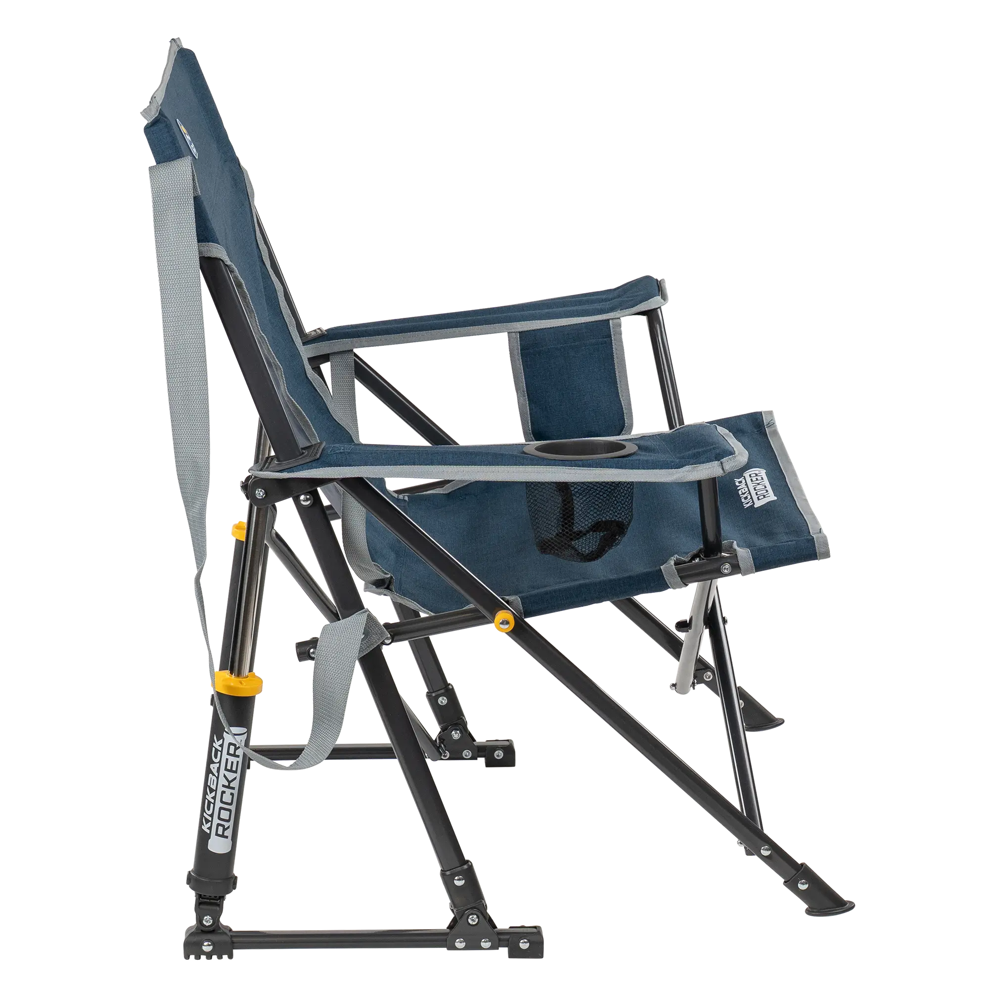 Patented Spring-Action Kickback Rocker - Choice 345 - Patented Spring-Action Rocking Chair for Camping Detail