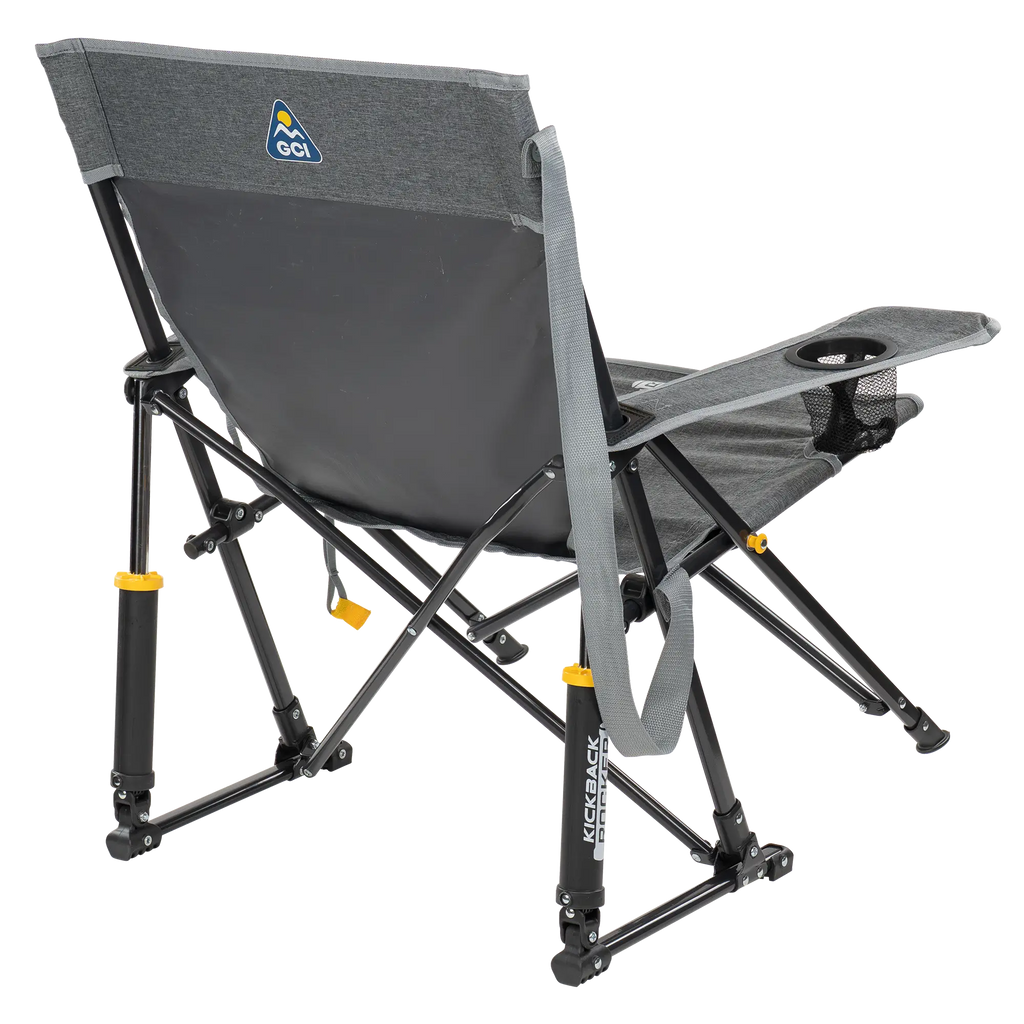 Patented Spring-Action Kickback Rocker - Choice 345 - Patented Spring-Action Rocking Chair for Camping Detail
