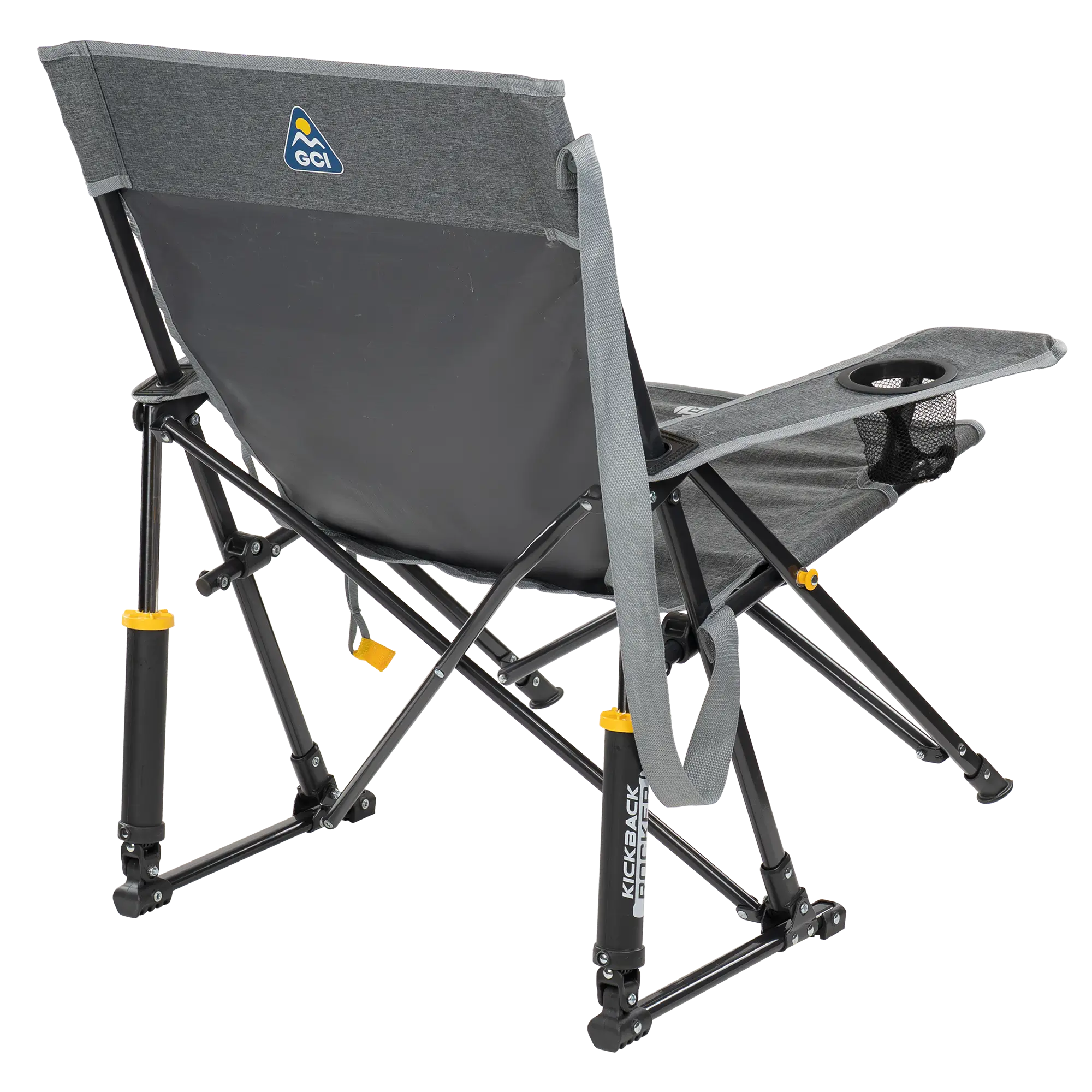 Patented Spring-Action Kickback Rocker - Choice 345 - Patented Spring-Action Rocking Chair for Camping Detail