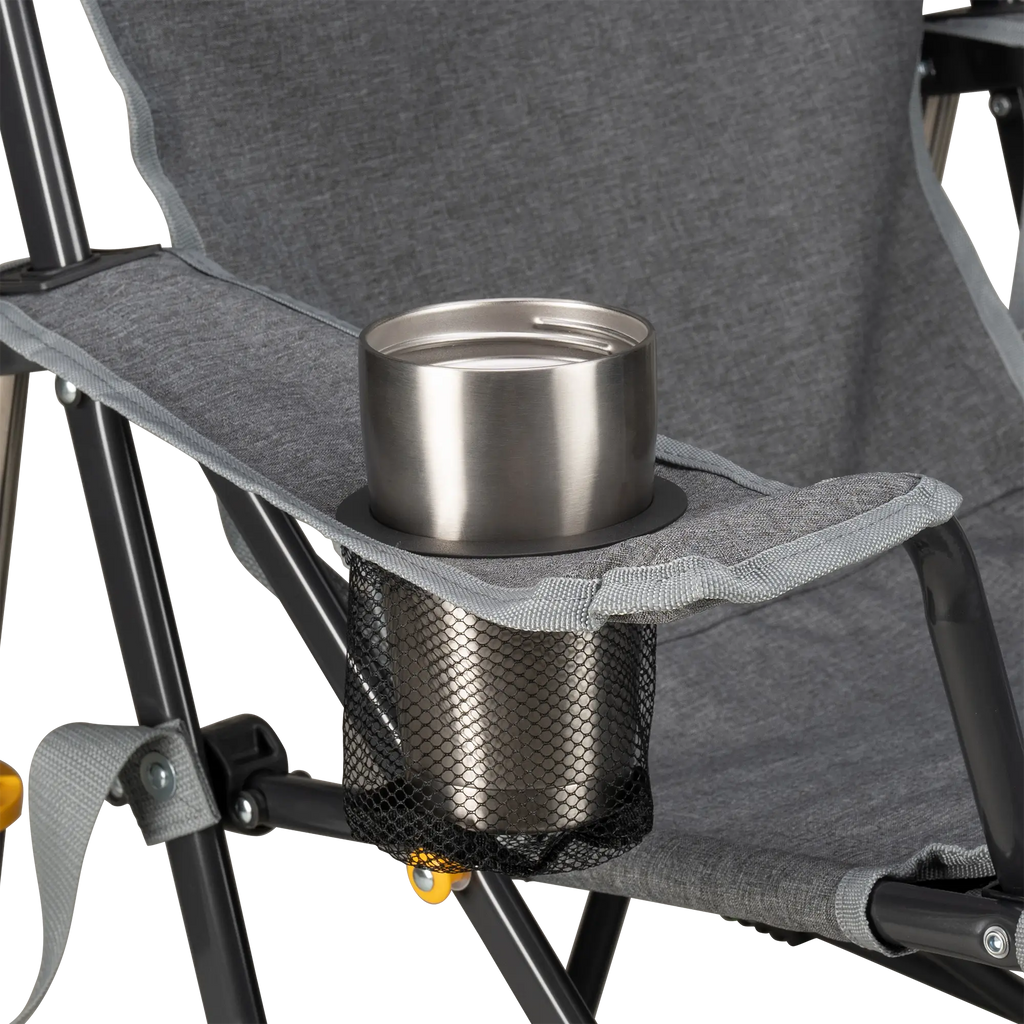 Patented Spring-Action Kickback Rocker - Choice 345 - Patented Spring-Action Rocking Chair for Camping Detail