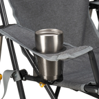 Patented Spring-Action Kickback Rocker - Choice 345 - Patented Spring-Action Rocking Chair for Camping Detail