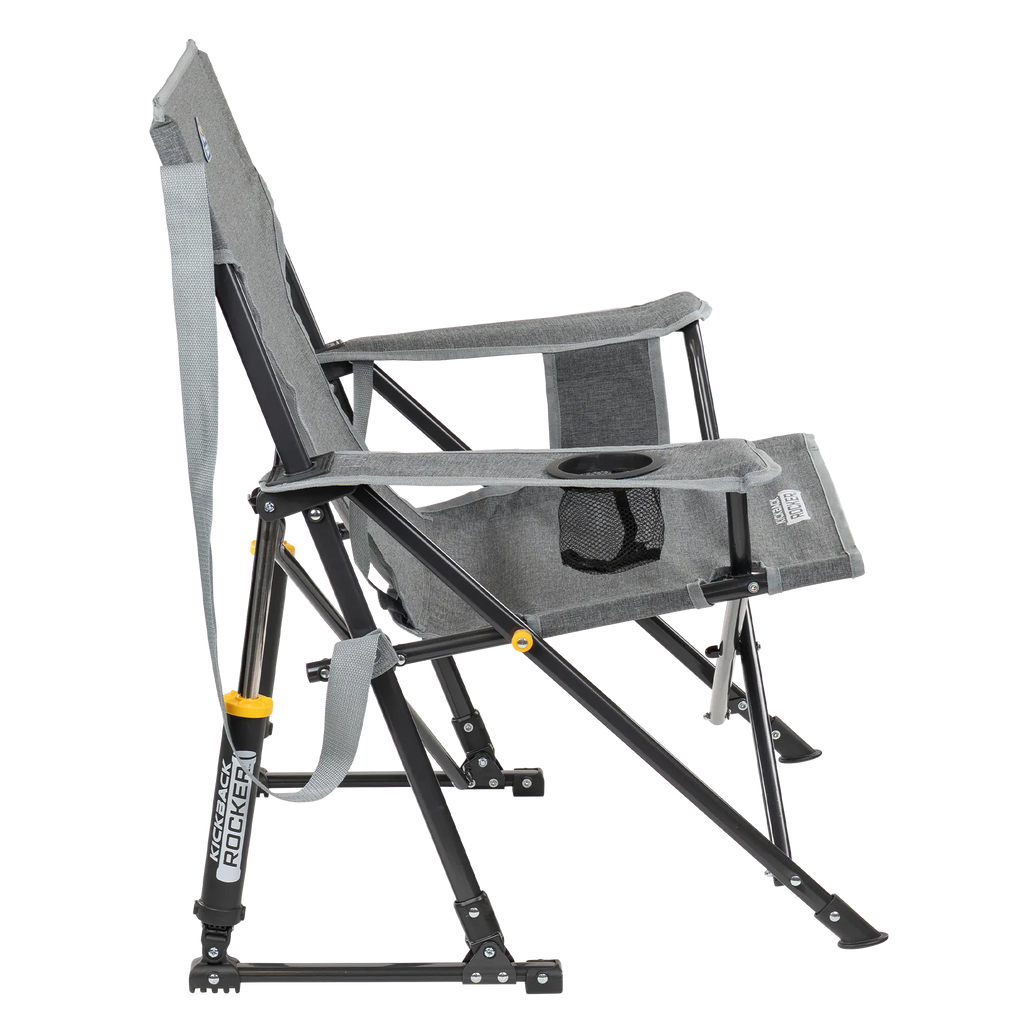 Patented Spring-Action Kickback Rocker - Choice 345 - Patented Spring-Action Rocking Chair for Camping Detail