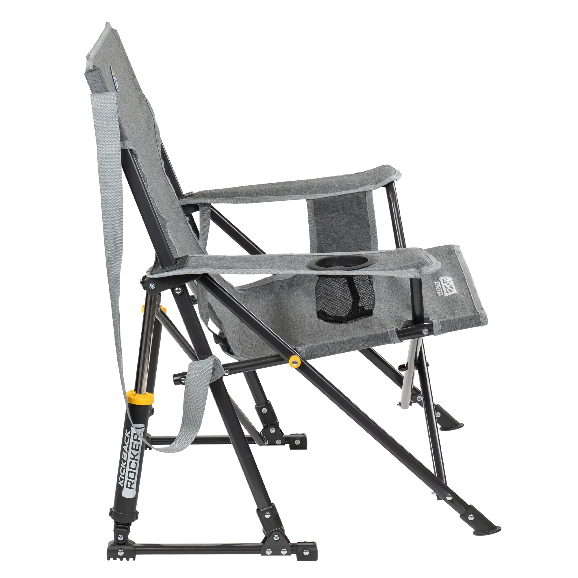 Patented Spring-Action Kickback Rocker - Choice 345 - Patented Spring-Action Rocking Chair for Camping Detail