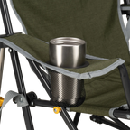 Patented Spring-Action Kickback Rocker - Choice 345 - Patented Spring-Action Rocking Chair for Camping Detail