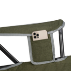 Patented Spring-Action Kickback Rocker - Choice 345 - Patented Spring-Action Rocking Chair for Camping Detail