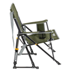 Patented Spring-Action Kickback Rocker - Choice 345 - Patented Spring-Action Rocking Chair for Camping Detail