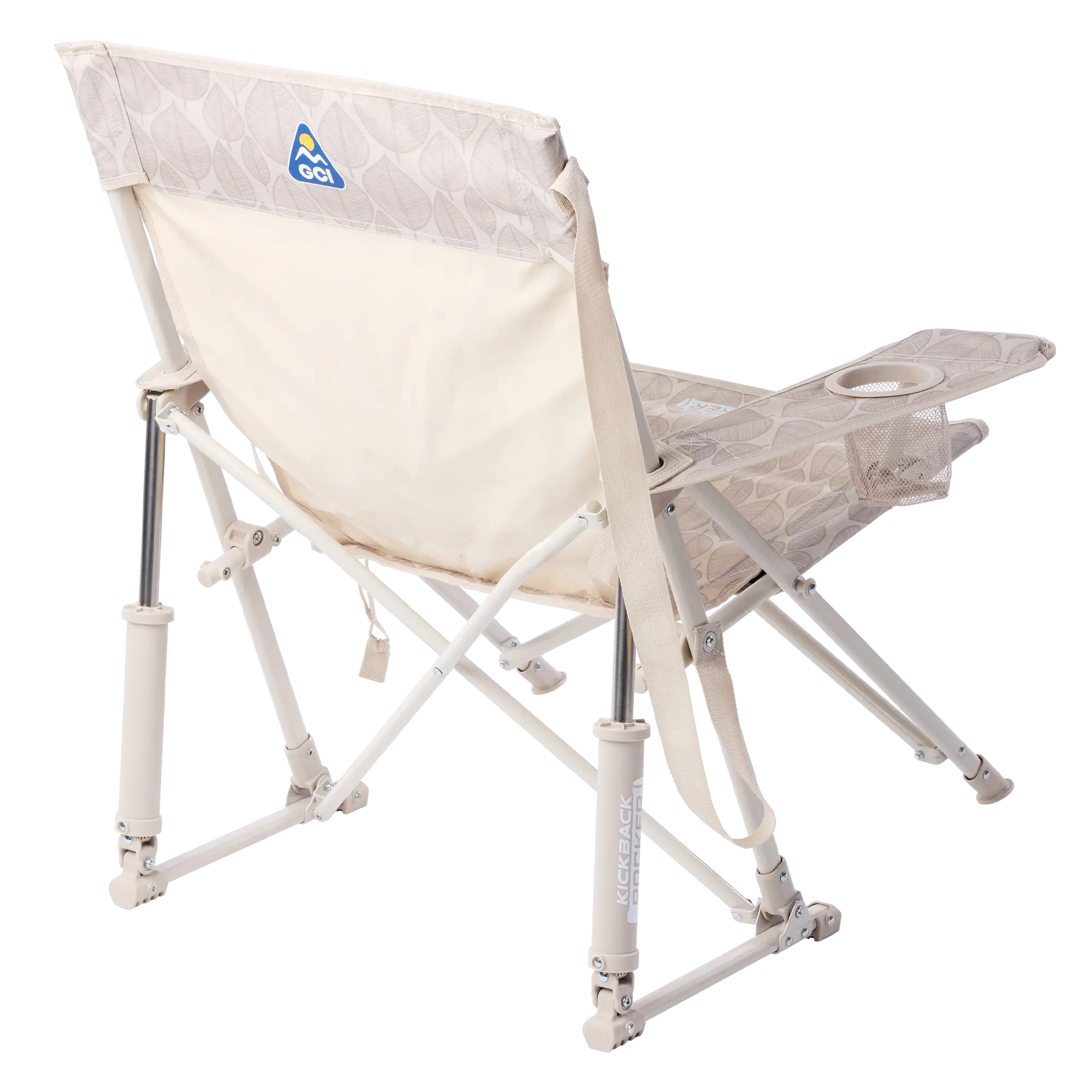 Patented Spring-Action Kickback Rocker - Choice 345 - Patented Spring-Action Rocking Chair for Camping Detail